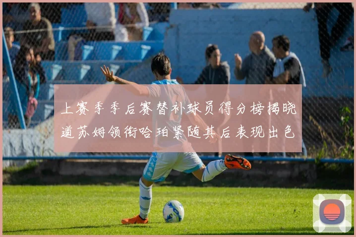 上赛季季后赛替补球员得分榜揭晓道苏姆领衔哈珀紧随其后表现出色